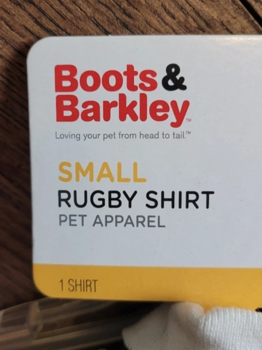 Boots & Barkley Striped Rugby Dog Shirt Small NWT